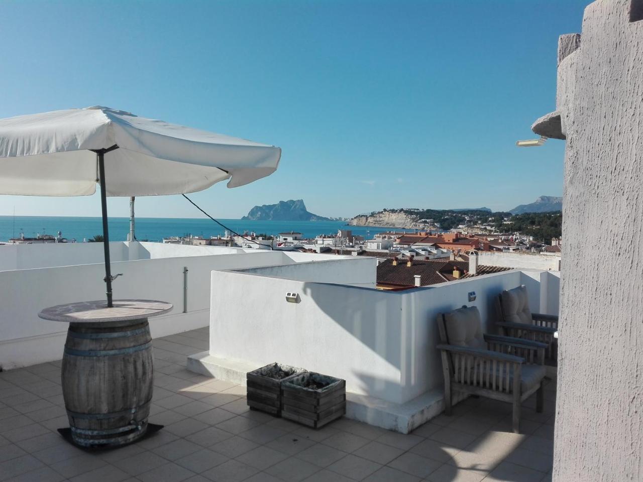 Penthouse Moraira Centrum Bagian luar foto